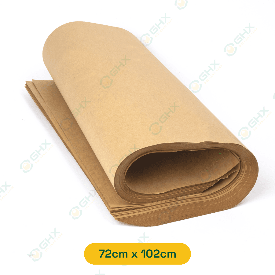 100 Tờ Giấy Kraft Xi Măng 80gsm khổ 72x102cm - Gói Hàng, Gói Quà Thân Thiện