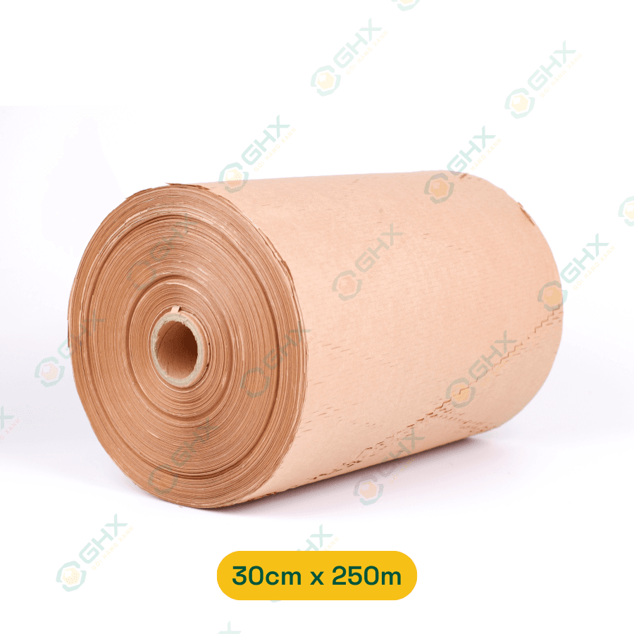Giấy Tổ Ong 30cmx250m GHX - Chất giấy kraft xi măng 80gsm