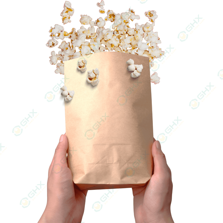 Túi giấy kraft Nhật không quai size 18x28cm