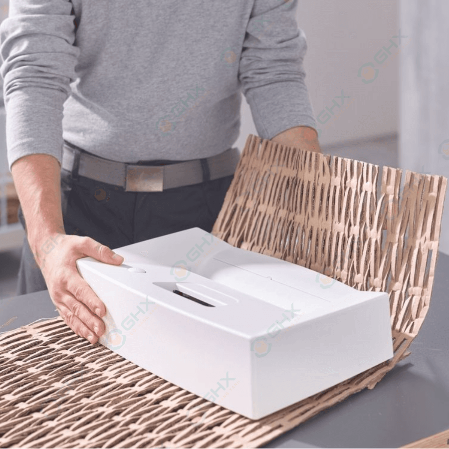 1 Kg Giấy carton vụn cắt tổ ong khổ 30×40cm – Lót hàng, chèn chống sốc, đóng gói an toàn