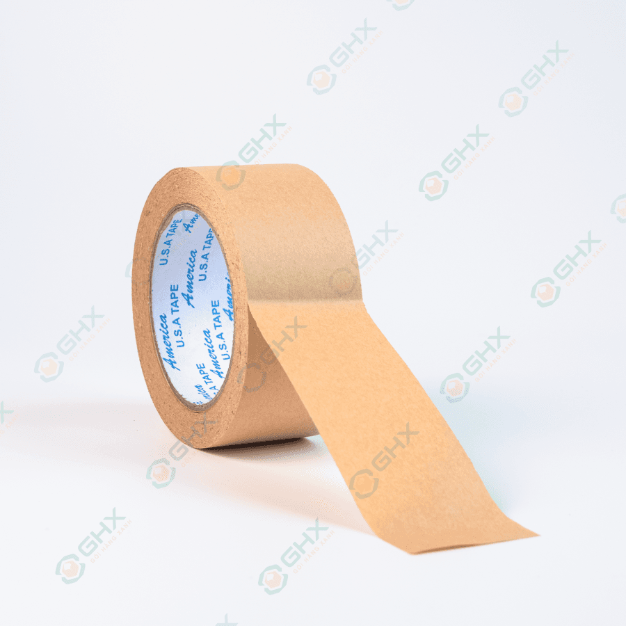 Băng keo giấy kraft Da Bò Đài Loan 48mm x 45m