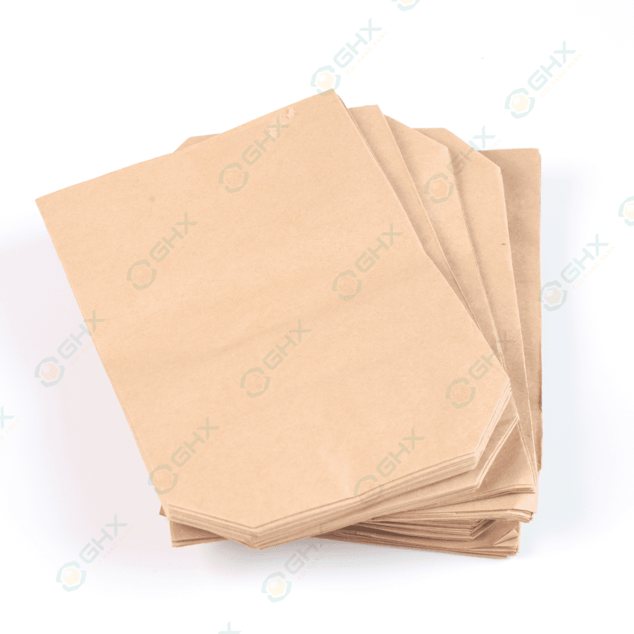 Túi giấy kraft Nhật không quai size 15x20cm