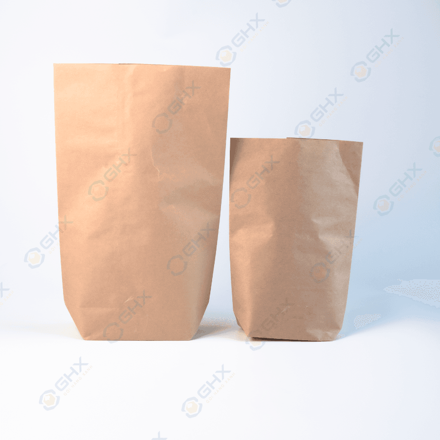 Túi giấy kraft Nhật không quai size 18x28cm