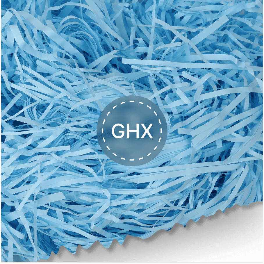 Giấy rơm, giấy vụn MÀU XANH BIỂN trang trí lót hộp quà