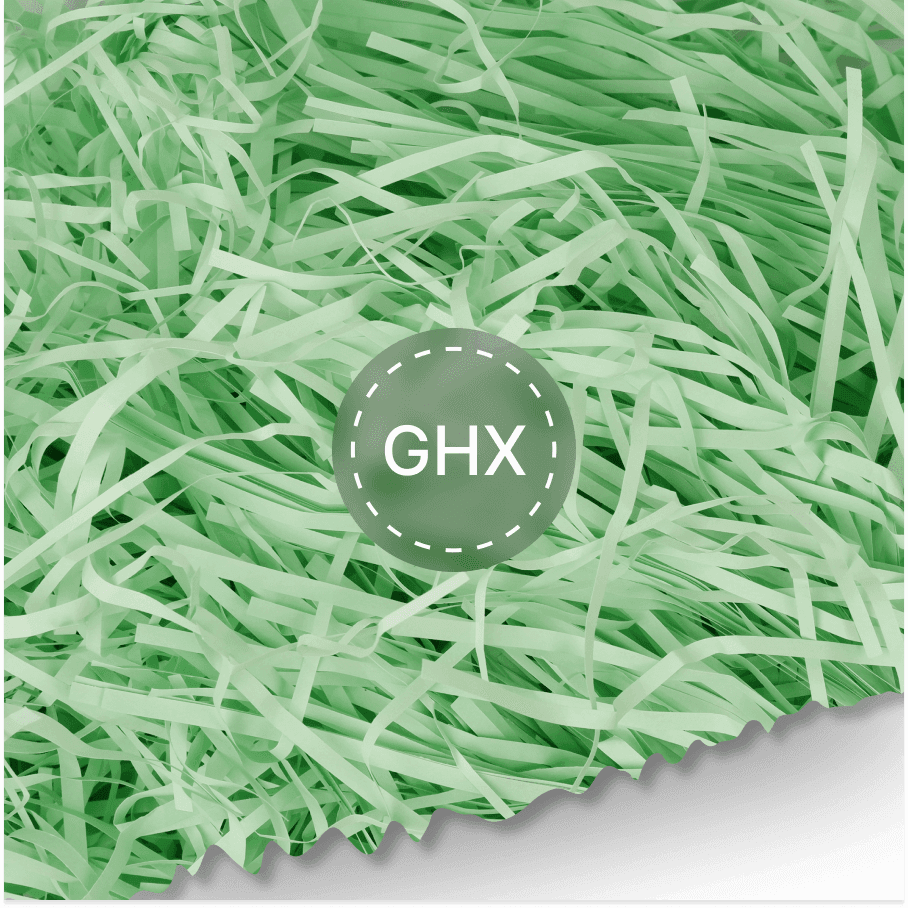 Giấy rơm, giấy vụn MÀU XANH LÁ trang trí lót hộp quà