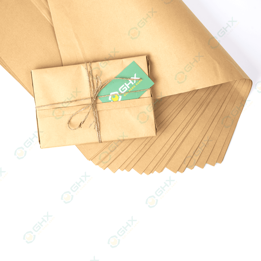 100 Tờ Giấy Kraft Xi Măng 80gsm khổ 36x52cm - Gói Hàng, Gói Quà Thân Thiện