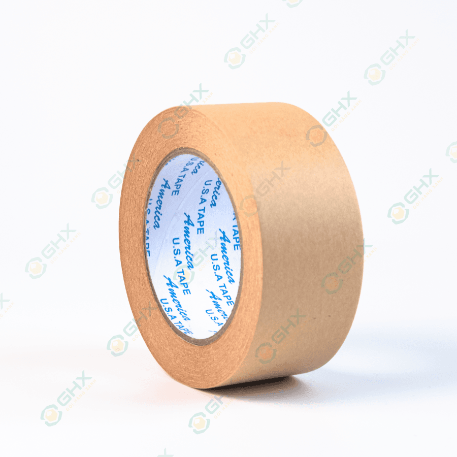 Băng keo giấy kraft Da Bò Đài Loan 48mm x 45m